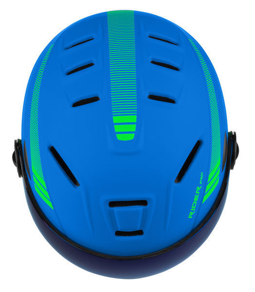 Dětská lyžařská helma Etape Rider Pro Light modrá/zelená mat 2330938 25/26