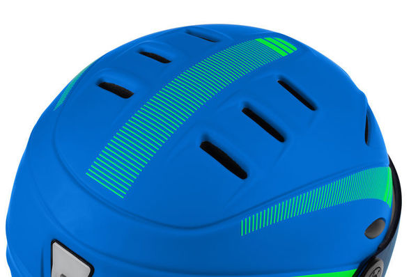 Dětská lyžařská helma Etape Rider Pro Light modrá/zelená mat 2330938 25/26