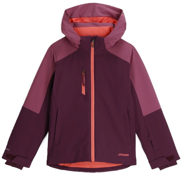 Dětská bunda Spyder Mila Jacket Plum 38SJ075400-PLM 25/26