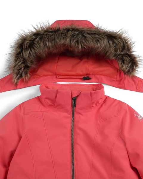 Dětská bunda Spyder Lola Jacket Coral Haze 38SJ075402-CRH 25/26