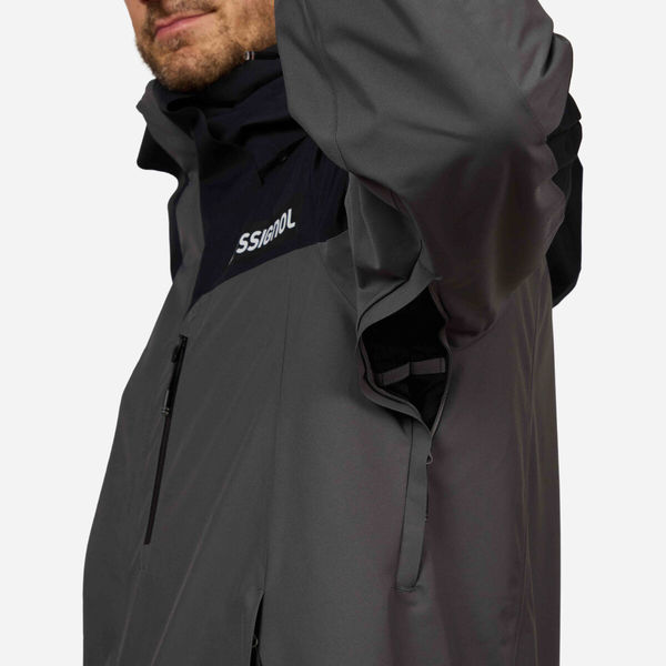 Pánská bunda Rossignol Hero Velika Insulated Ski Jacket Onyx Grey RLOMJ05-23N 25/26