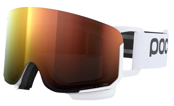 Lyžařské brýle POC Nexal Hydrogen White/Partly Sunny Orange + Extra Lens PC408508703 25/26