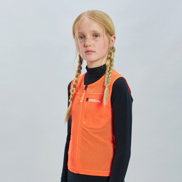 Dětský páteřák/chránič páteře POC POCito VPD Air Vest Fluorescent Orange PC200269050 25/26