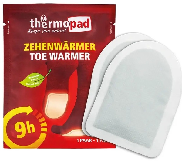 Hřejivé polštářky na nohy Thermopad - ohřívač prstů nohou (1 pár v balení) 25/26
