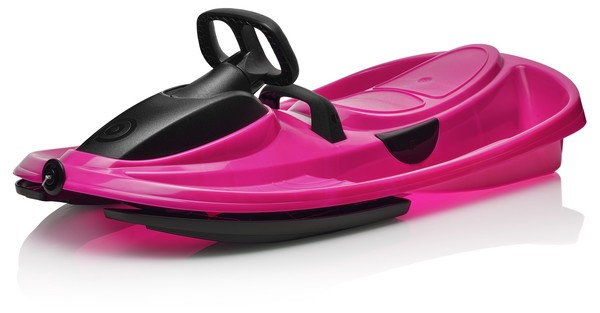 Bob STRATOS - řiditelný bob s volantem - Monster Pink 25/26