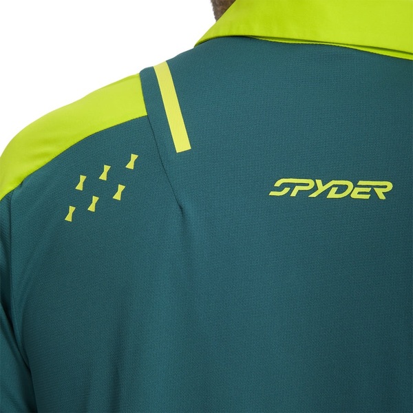 Pánské Polo triko Spyder Pinnacle Short Sleeve Polo Lime 38A011600-LIM 26/27