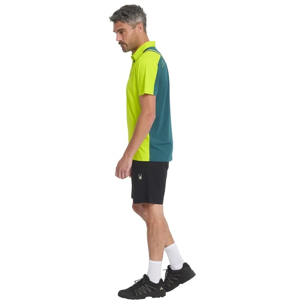 Pánské Polo triko Spyder Pinnacle Short Sleeve Polo Lime 38A011600-LIM 26/27