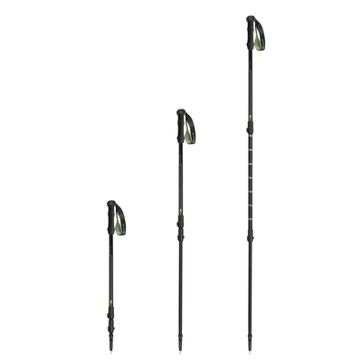 Trekingové hole Spokey Trail Black/Khaki K945416 26/27