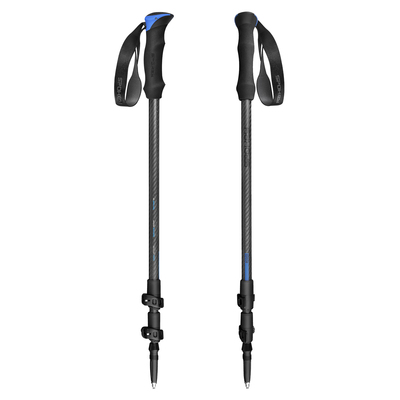Trekingové karbonévé hole Spokey Atomi Grey/Blue K944821 26/27