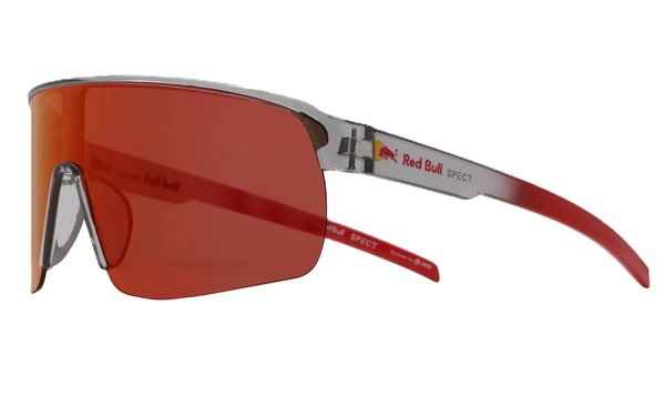 Sluneční brýle Red Bull Spect Dakota-013 light grey/brown with red-orange mirror 26/27