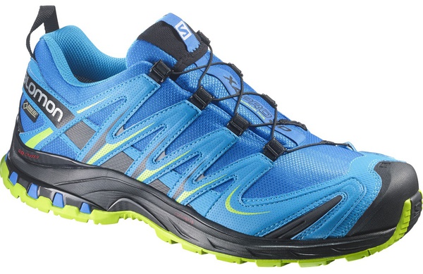 Boty Salomon XA PRO 3D GTX® Gore-tex Union Blue / Methyl blue/Granny Green 370814