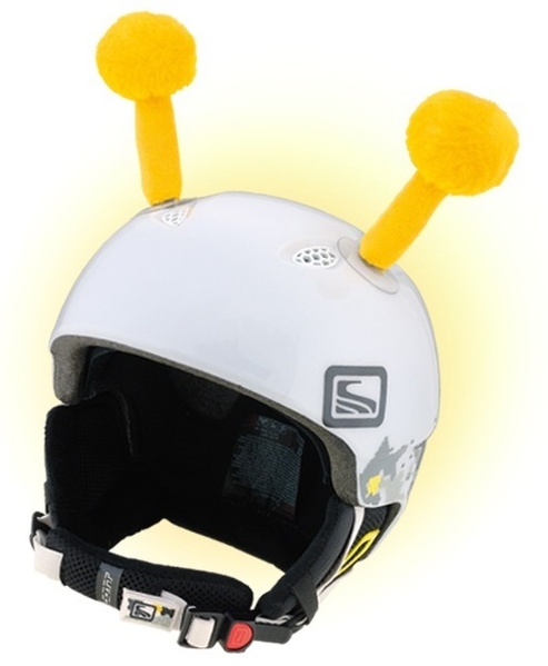 Crazy Uši na helmu tykadla žlutá 25/26