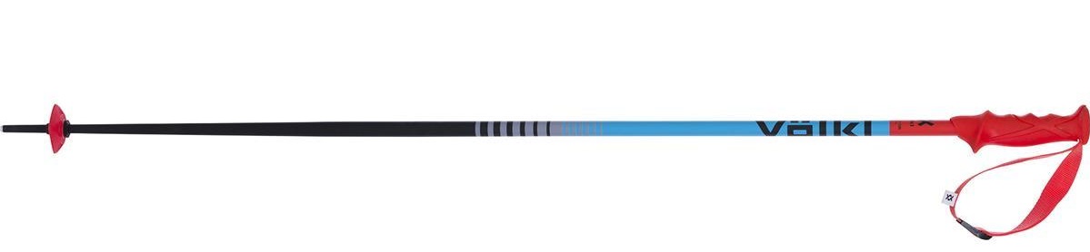 Bâtons De Ski Volkl Speedstick Red - Homme - Rouge - Aluminium 7075 - Pointe Carbure Tungstène - Longueur Calcul 0,71 X Taille