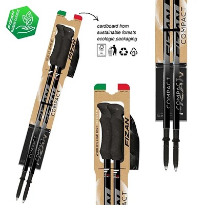 Trekové hole FIZAN COMPACT Black 207102 25/26