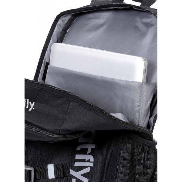 Batoh Meatfly Basejumper Black 22 L + penál zdarma 25/26