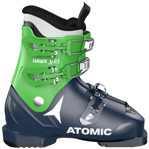 Lyžařské boty ATOMIC Hawx Jr R3 Dark Blue/Green (použité sjezdové boty)