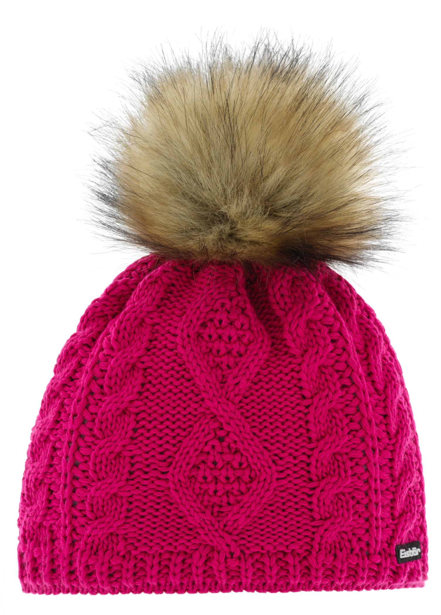 Eisb??r Women's Nelia Lux MU Knitted Hat With Faux Fur Pompom