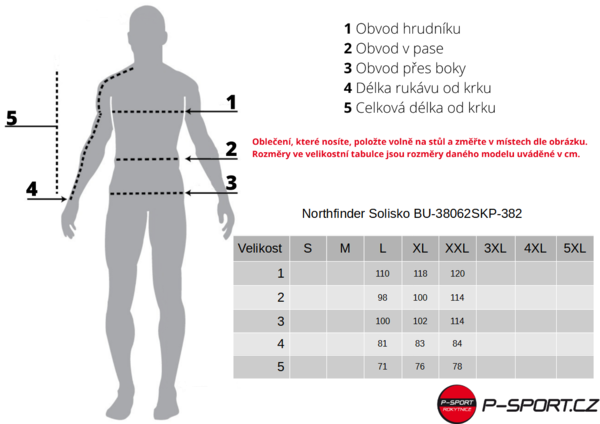 Pánská skialpová bunda Northfinder Solisko BU-38062SKP-382