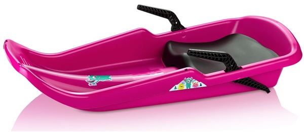 Plastový bob Cyclone - růžová 25/26