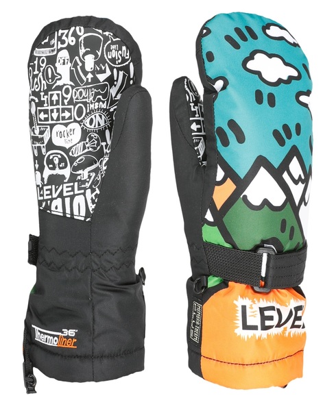 Dětské rukavice Level Junior Mitt Orange 4153JM.13 25/26