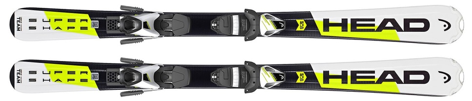 Lyže Head Supershape Team SLR 2 + SLR 4.5 AC (testovací lyže 2546)