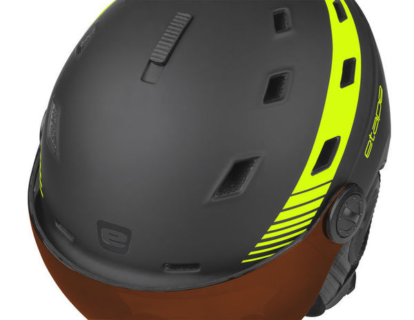 Lyžařská helma Etape DAVOS PRO černá/žlutá fluo mat 2332116 25/26