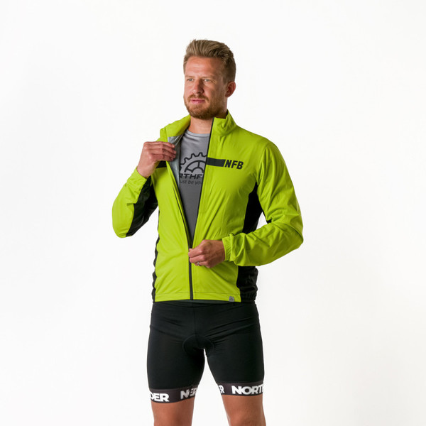 Pánská bunda Northfinder Elliot e-bike 2,5 Lime Green Black BU-3991MB-553 24/25