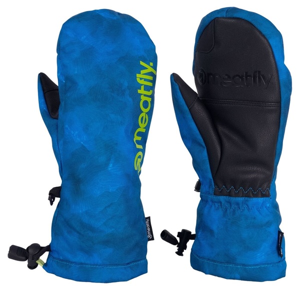 Dětské rukavice Meatfly Slayer Mountains Blue 24/25