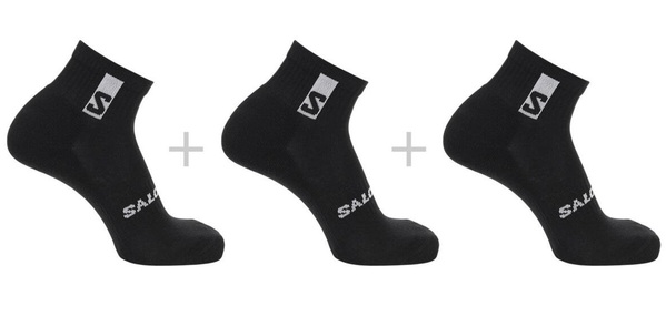 Ponožky Salomon Everyday Ankle 3-Pack LC2086600 black/black/black 25/26