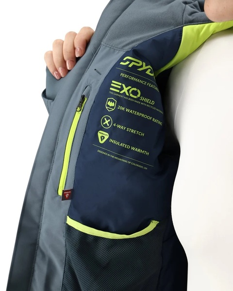 Dámská bunda Spyder Temerity Jacket Slate Blue 38SD075334-SLB 26/27