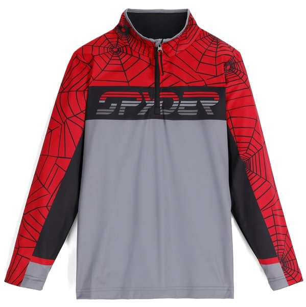Dětský rolák Spyder Ryder 1/2 zip Spyder Red 38C013501-SPR 25/26