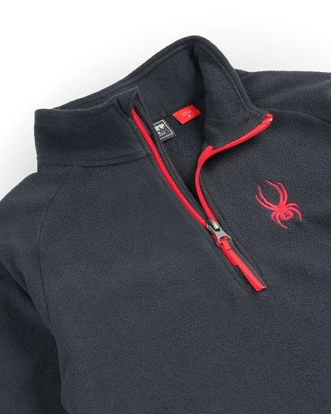 Dětská mikina Spyder Youth Speed Fleece 1/2 Zip Black 38C125310-BLK3 25/26