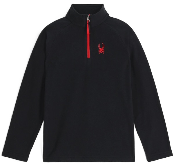 Dětská mikina Spyder Youth Speed Fleece 1/2 Zip Black 38C125310-BLK3 25/26