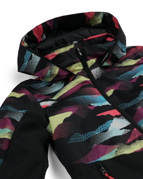Dětská bunda Spyder Conquer Jacket Multi Mountain Print 38SJ075406-MMP 25/26