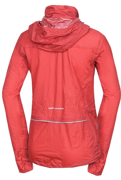Dámská sbalitelná Bunda Northfinder Northkit BU-4268OR 682 Dark Coral 25/26