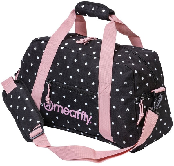 Cestovní taška Meatfly Mavis Black Dots 25/26
