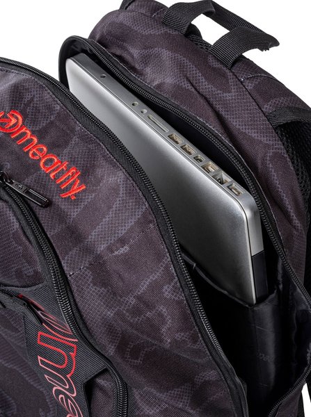 Školní Batoh Meatfly Basejumper Morph Black 22 L + penál zdarma 25/26