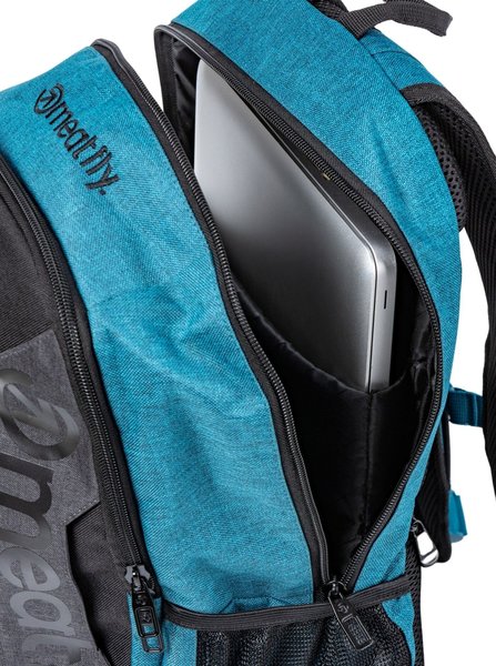 Batoh Meatfly Basejumper Petrol Heather/Black 22 L + PENÁL ZDARMA 25/26