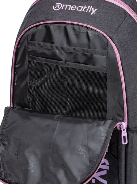 Batoh Meatfly Basejumper Pink/Charcoal Heather 22 L + PENÁL ZDARMA 25/26