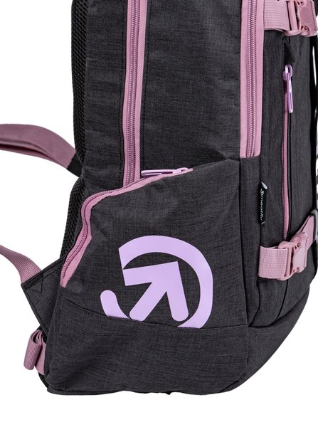 Batoh Meatfly Basejumper Pink/Charcoal Heather 22 L + PENÁL ZDARMA 25/26