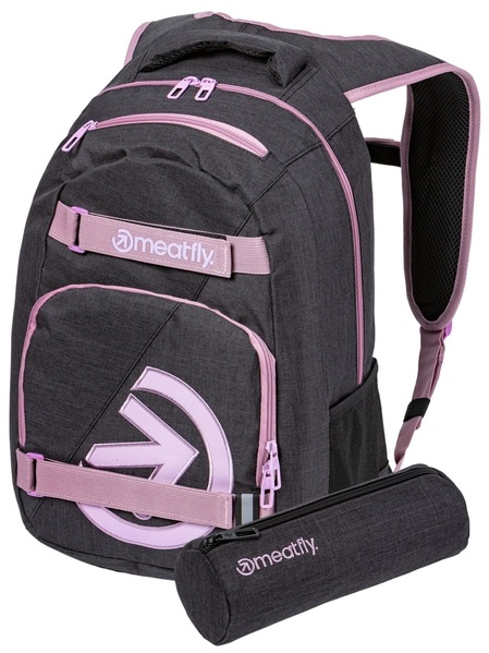Batoh Meatfly Exile Pink/Charcoal Heather 24 L + penál zdarma 25/26