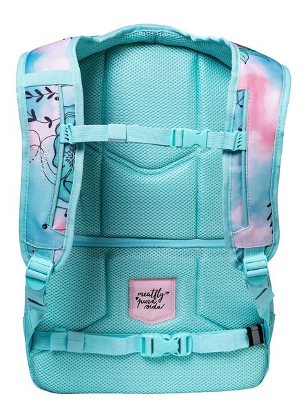 Batoh Meatfly Exile Mint Flowers 24 L + penál zdarma 25/26