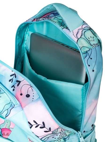 Batoh Meatfly Exile Mint Flowers 24 L + penál zdarma 25/26
