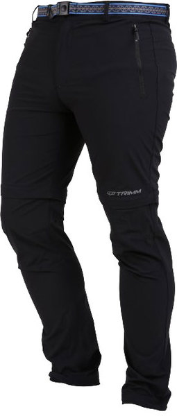Pánské outdoorové kalhoty Trimm Timero 2 v 1 Grafit Black 25/26