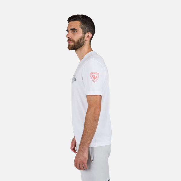 Pánské triko Rossignol New Hero Graphic Tee White RLNMY01-100 25/26