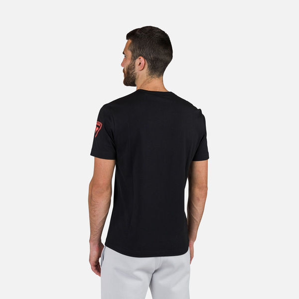 Pánské triko Rossignol New Hero Graphic Tee Black RLNMY01-200 25/26
