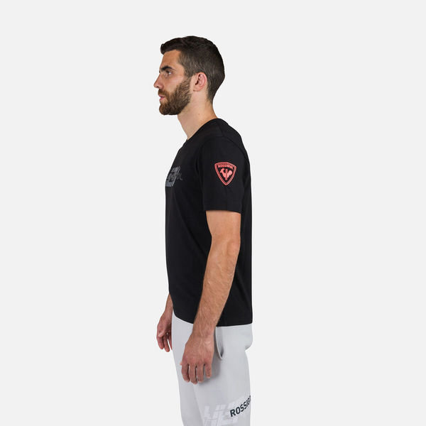 Pánské triko Rossignol New Hero Graphic Tee Black RLNMY01-200 25/26