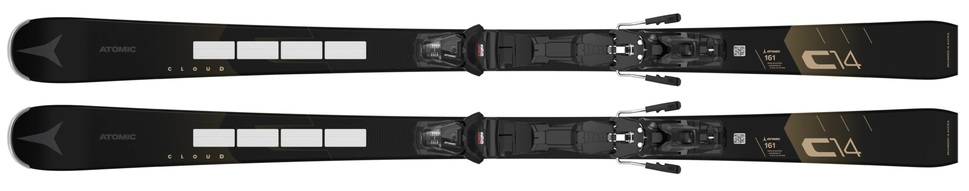 Dámské lyže Atomic Cloud C14 Revoshock S RVSK + MI 12 GW Black 24/25