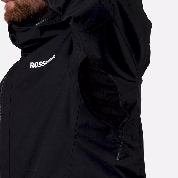 Pánská bunda Rossignol Rochrun Insulated Ski Jacket Men's Black RLOMJ23-200 25/26