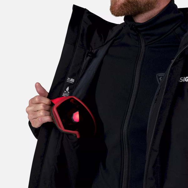 Pánská bunda Rossignol Rochrun Insulated Ski Jacket Men's Black RLOMJ23-200 25/26